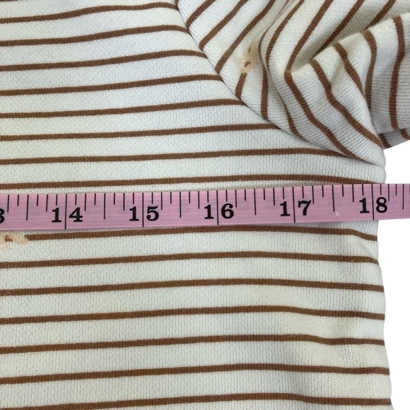 Joules Pip Print Casual 1/4 Zip Rainbow Striped Sweatshirt Bee Print Pastel 2 - Picture 8 of 16